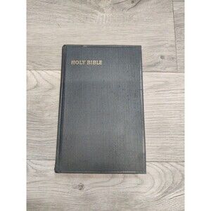Vintage Holy Bible, New Statement King James Bible-Former Church Library Bible